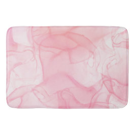 ピンクの大理石の背景、流体アートの背景テーブル バスマット