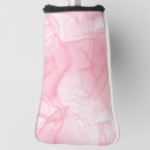ピンクの大理石の背景、流体アートの背景 ゴルフヘッドカバー (回転90)