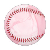 ピンクの大理石の背景、流体アートの背景 野球ボール (正面左)