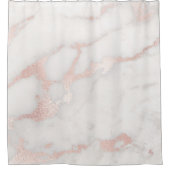 ピンクの大理石 シャワーカーテン (正面)