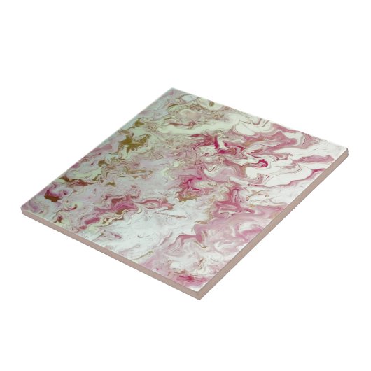 ピンクの大理石 タイル (側面)