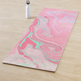 ピンクの大理石 ヨガマット