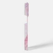 ピンクの大理石 iPhoneケース (右側面)