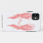 ピンクの天使の翼のiPhone 5の場合 Case-Mate iPhoneケース (裏面(横))