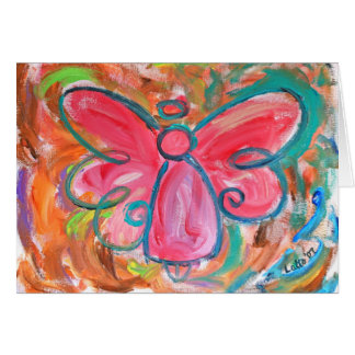 ピンクの天使カード