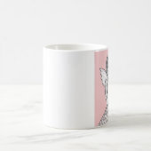 ピンクの天使 コーヒーマグカップ (中央)