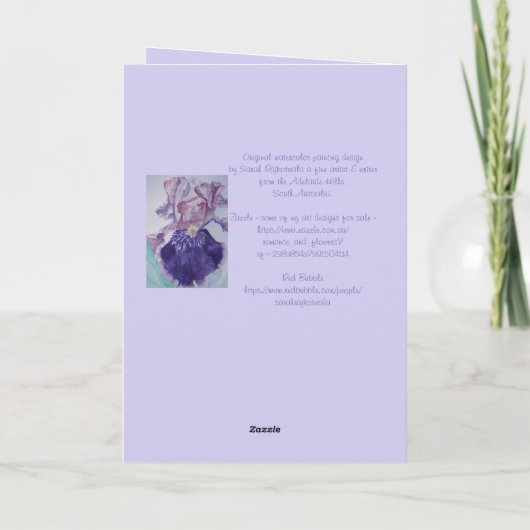 ピンクの奇跡の愛の花のフローラフォトアートカード カード (裏面)