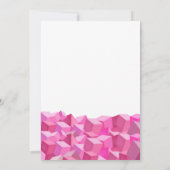 ピンクの女の子のトランポリンパークパーティー招待状 招待状 (裏面)