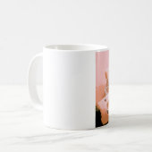 ピンクの女の子のマグカップ コーヒーマグカップ (正面左)