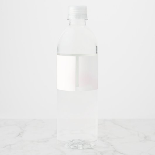 ピンクの女の子の小さなブハロウィーン赤ちゃんシャワー ペットボトルラベル (裏面)