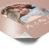 ピンクの女の子の弓の写真 結婚式 ギフト ホームデコレーション フォトプリント            (角)