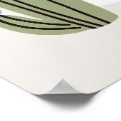 ピンクの女の子の恐竜5th誕生日パーティーポスター ポスター (角)