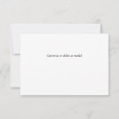 ピンクの女の子の洗礼か《キリスト教》洗礼式や命名式は感謝していしています サンキューカード (裏面)