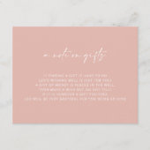 ピンクの女の子の洗礼が好調  エンクロージャーカード (正面)