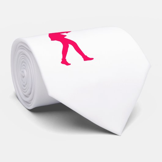 ピンクの女の子 ネクタイ (ロール)