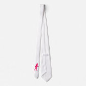 ピンクの女の子 ネクタイ (裏面)