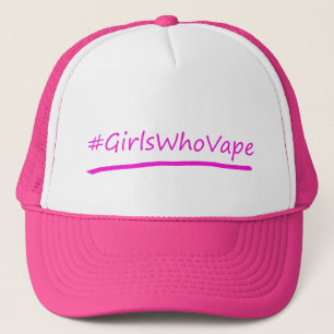 ピンクの女の子Vapeの帽子 キャップ
