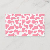 ピンクの女性のカーボーイブックスベビーウエスタンロデオシャワー エンクロージャーカード (裏面)