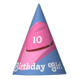 ピンクの女性のカーボーイ帽子 パーティーハット