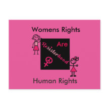 ピンクの女性の権利は人権の政治である