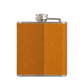 「ピンクの女性キャプチャ:ビニール包まれたフラスコデザイン」 フラスク (裏面)