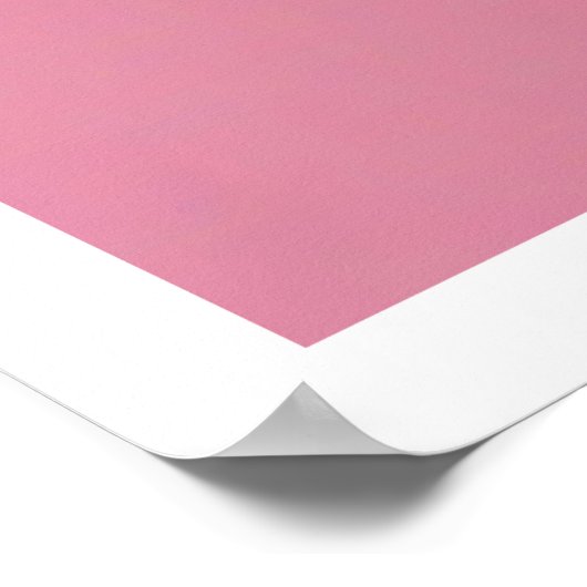 ピンクの女性 ポスター (角)