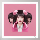 ピンクの女性 ポスター (正面)