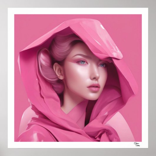 ピンクの女性 ポスター (正面)