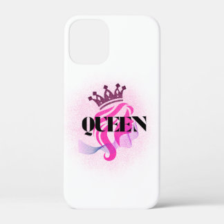 ピンクの女王の王冠デザイン - 信頼と女性の力 iPhone 12 MINI ケース