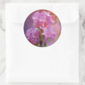 ピンクの女神アートシール ラウンドシール (バッグ)