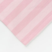 ピンクの好奇心が強いキツネ フリースブランケット (角)