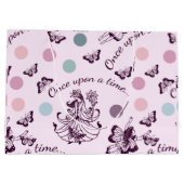ピンクの妖精と蝶の童話 ラージペーパーバッグ (裏面)