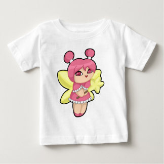 ピンクの妖精のティー ベビーTシャツ