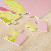 ピンクの妖精のドラゴンのHatchlingのジグソーパズル ジグソーパズル (側面)