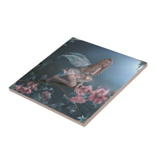 ピンクの妖精 タイル (側面)