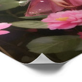 ピンクの妖精 |ファンタジーデジタルアート ポスター (角)