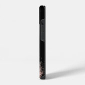 ピンクの妖精、水色 iPhoneケース (左側面)