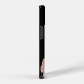 ピンクの妖精、水色 iPhoneケース (右側面)