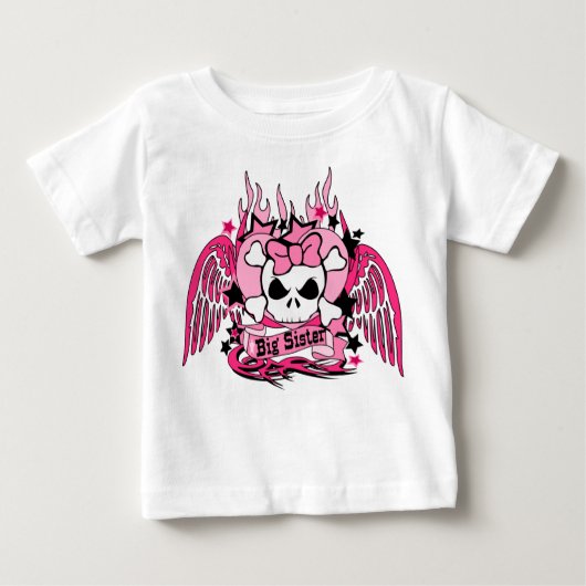 ピンクの姉 ベビーTシャツ (正面)