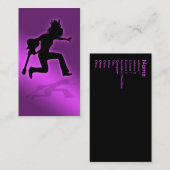 ピンクの威厳のある-名刺 名刺 (正面/裏面)