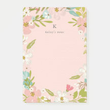 ピンクの嬉しい花柄