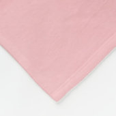 ピンクの子ネコでかわいらしい フリースブランケット (角)