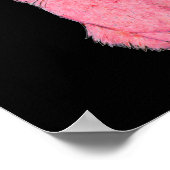 ピンクの子猫は思いサイケデリックを持つ ポスター (角)