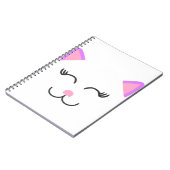 ピンクの子猫 ノートブック (左側)