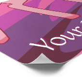 ピンクの子豚のポスター ポスター (角)