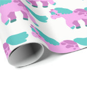 ピンクの子馬 ラッピングペーパー (ロールコーナー)