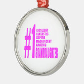 ピンクの孫娘: 第1孫娘 メタルオーナメント (左)