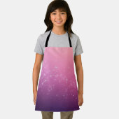 ピンクの宇宙の星 エプロン (インサイチュ)