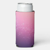 ピンクの宇宙の星 スリム缶クーラー (Seltzer正面)