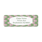 ピンクの宇宙船 ラベル (正面)